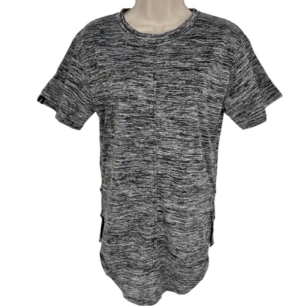 Homme‎ Femme Woman’s LA Triple Layer Grey Shirt Size Small